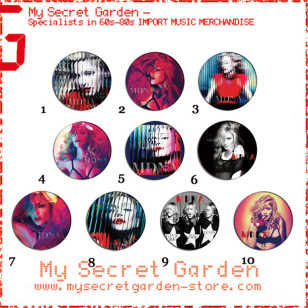 Madonna - MDNA / Rebel Heart Pinback Button Badge Set 1a or 1b( or Hair Ties / 4.4 cm Badge / Magnet / Keychain Set )
